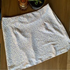 Princess Polly croquette floral mini skirt